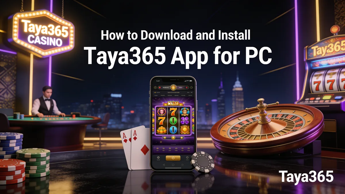 taya365 in the Philippines — How to Download and Install Taya365 App for PC